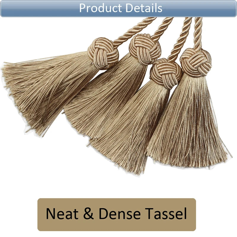 Curtain Tiebacks With 2 Head Tassels