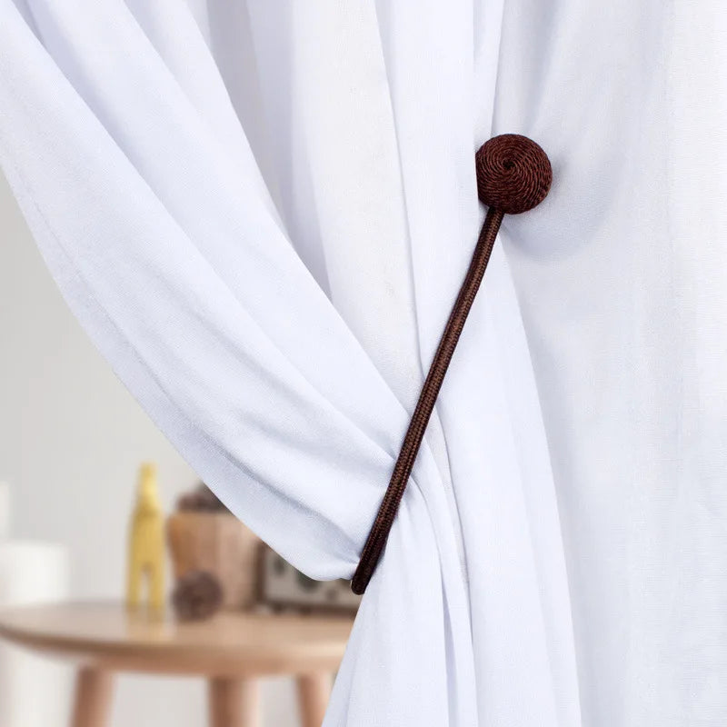 Magnetic Ball Curtain Tiebacks