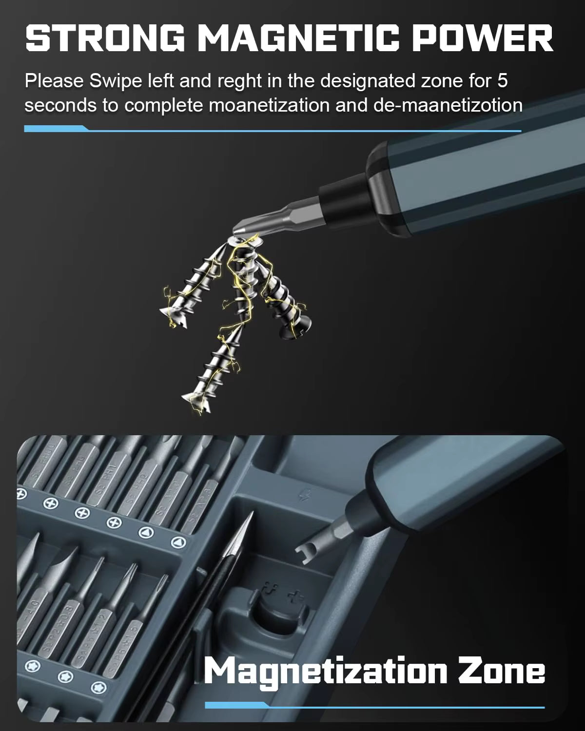 MagPro 68-in-1 Precision Electric Screwdriver Set