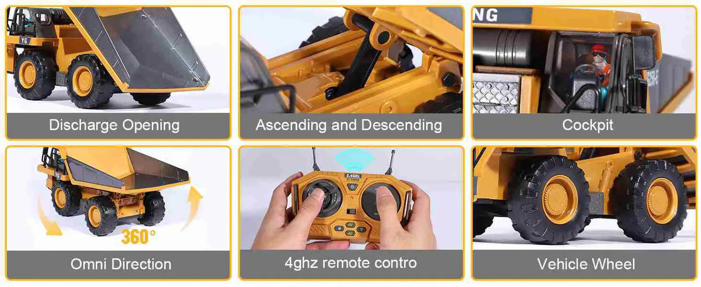 MegaMover™ 9-Channel Remote Control Dump Truck