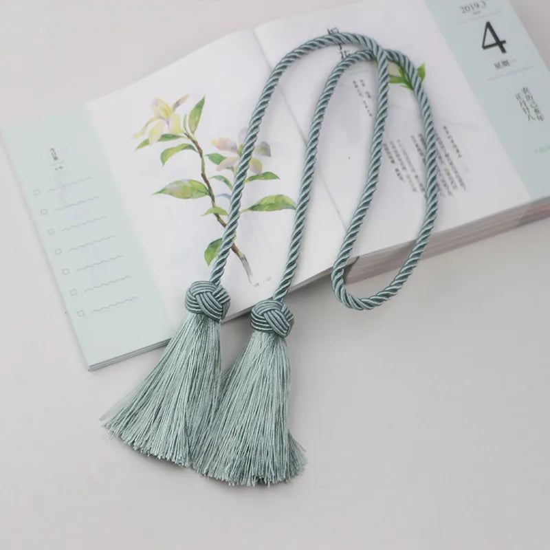 Curtain Tiebacks With 2 Head Tassels