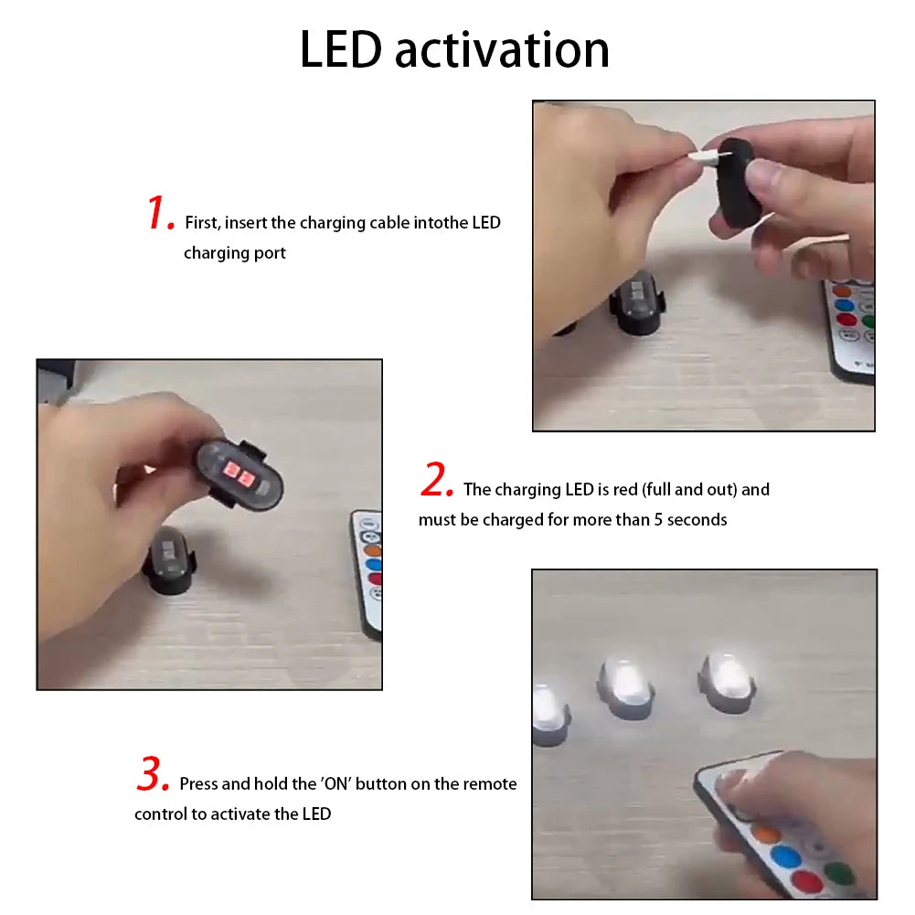 Lumipro™ – Wireless RGB LED Lights with Remote Control