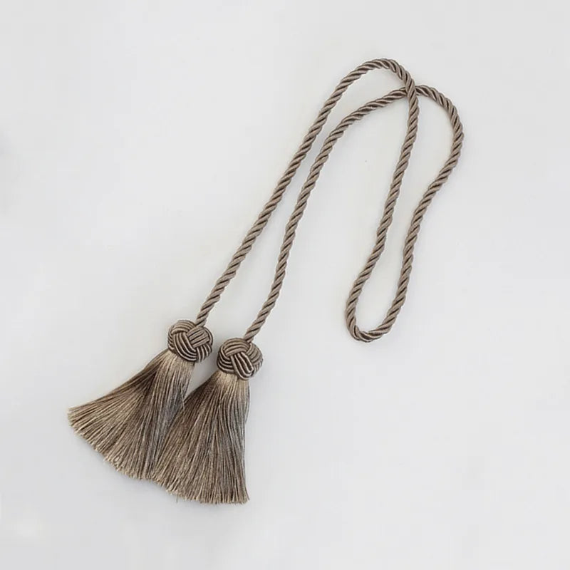 Curtain Tiebacks With 2 Head Tassels