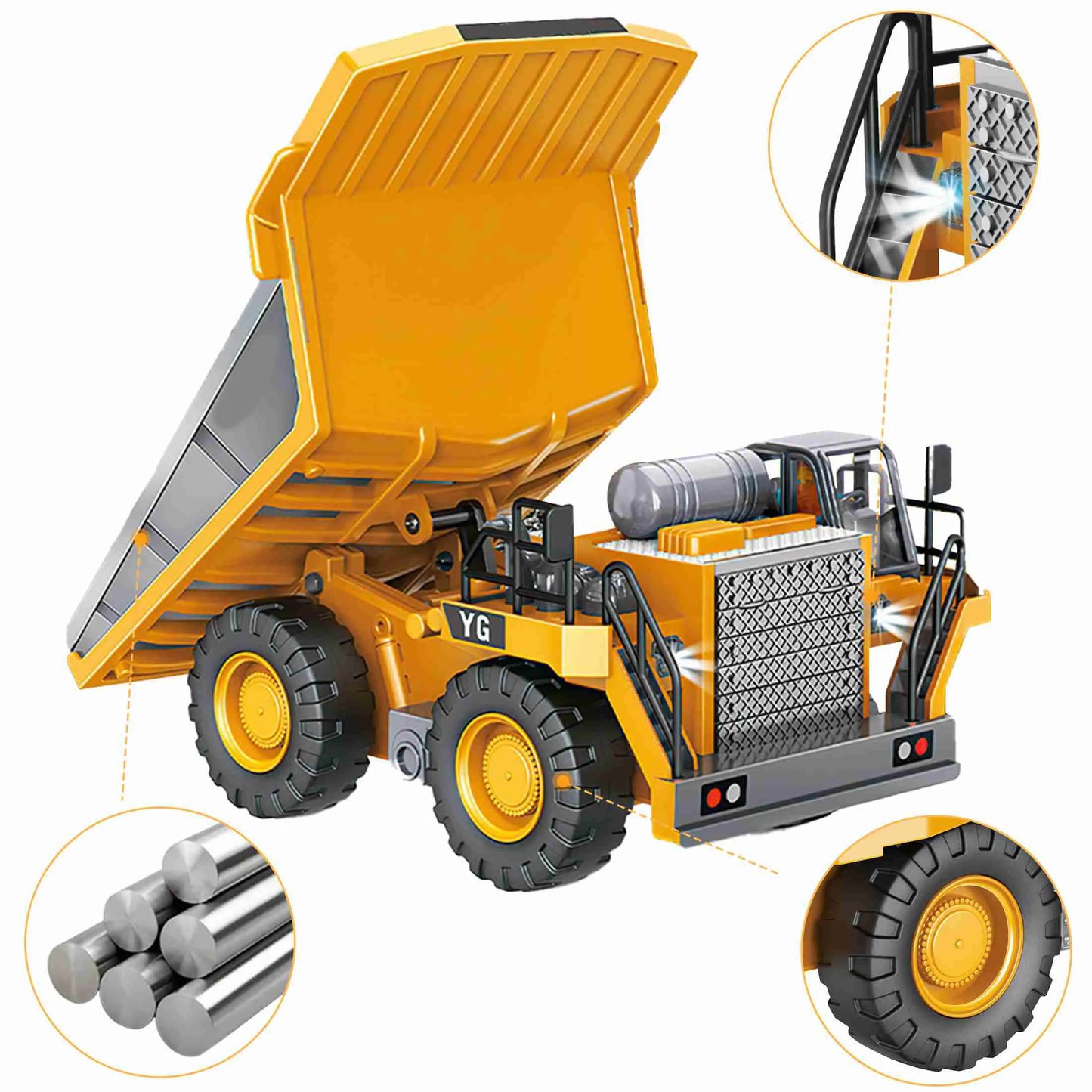 MegaMover™ 9-Channel Remote Control Dump Truck