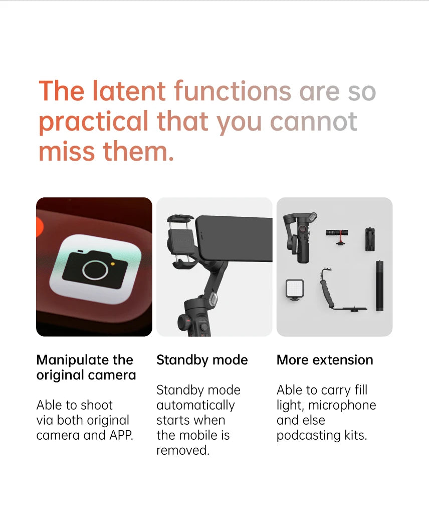 3-Axis Handheld Gimbal with Face Tracking