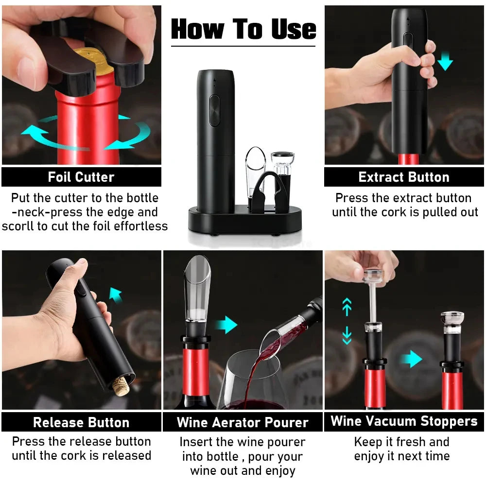 Rechargeable Electric Wine Opener