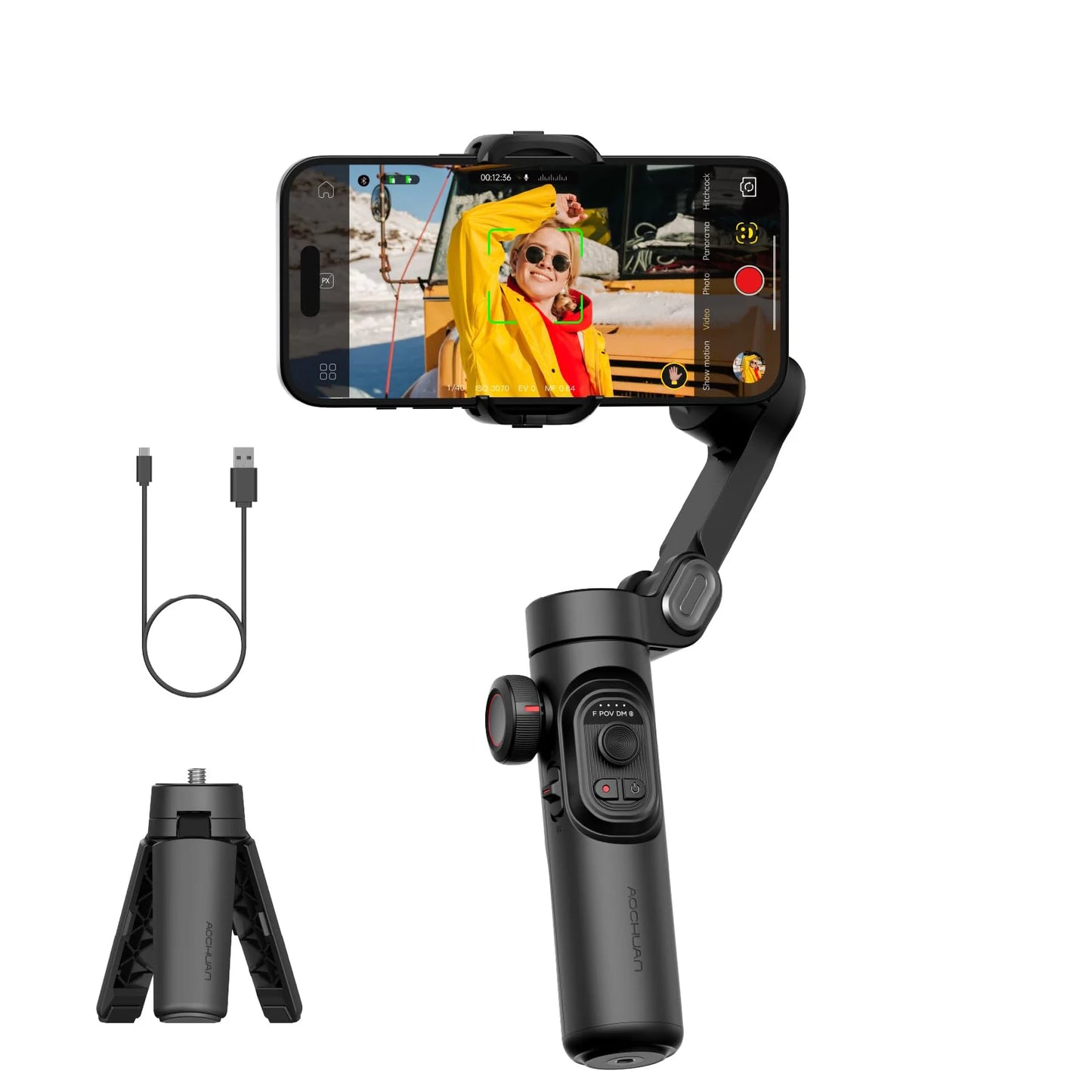 3-Axis Handheld Gimbal with Face Tracking