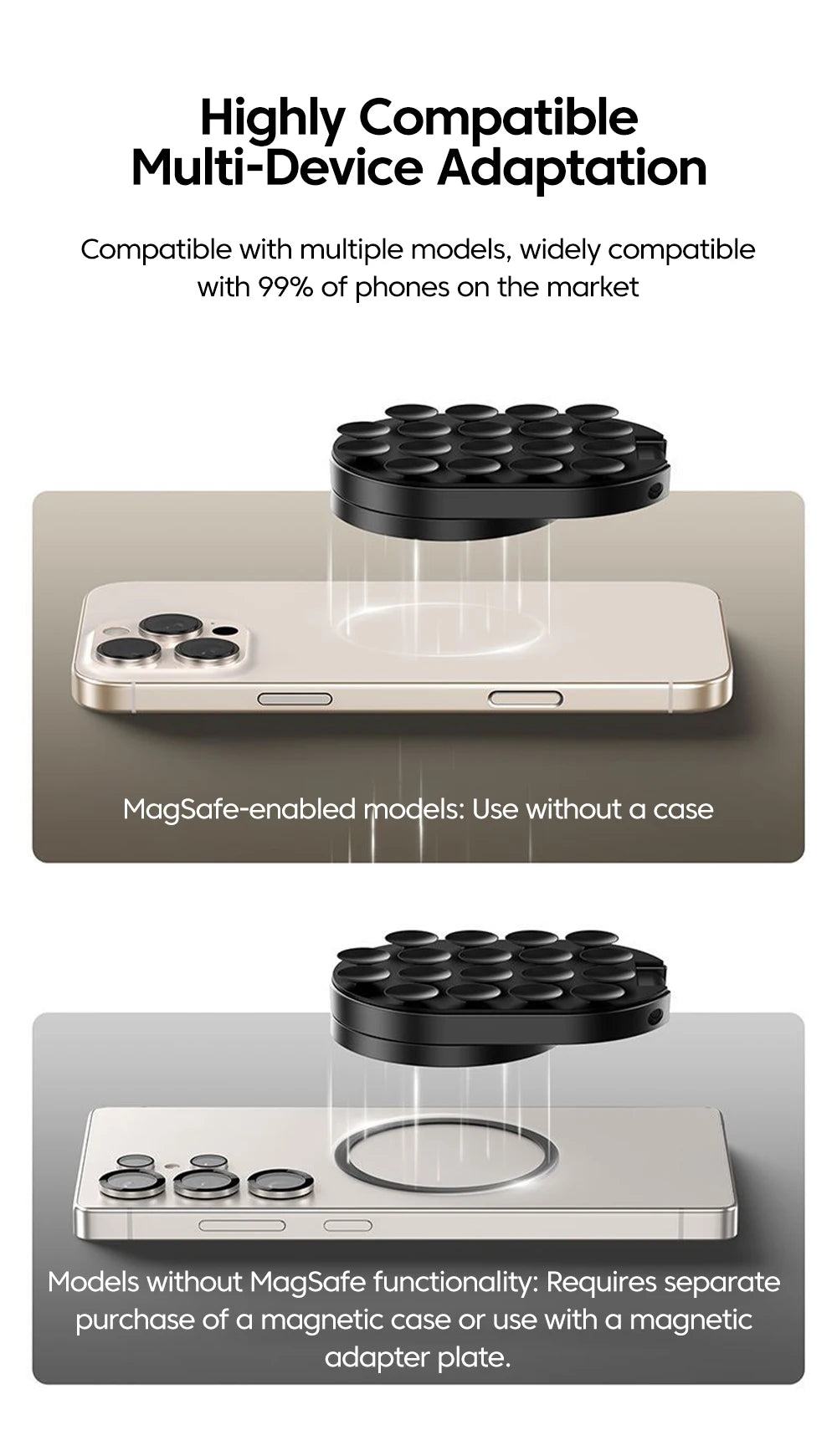 FlexHold 3-in-1 Magnetic Phone Holder