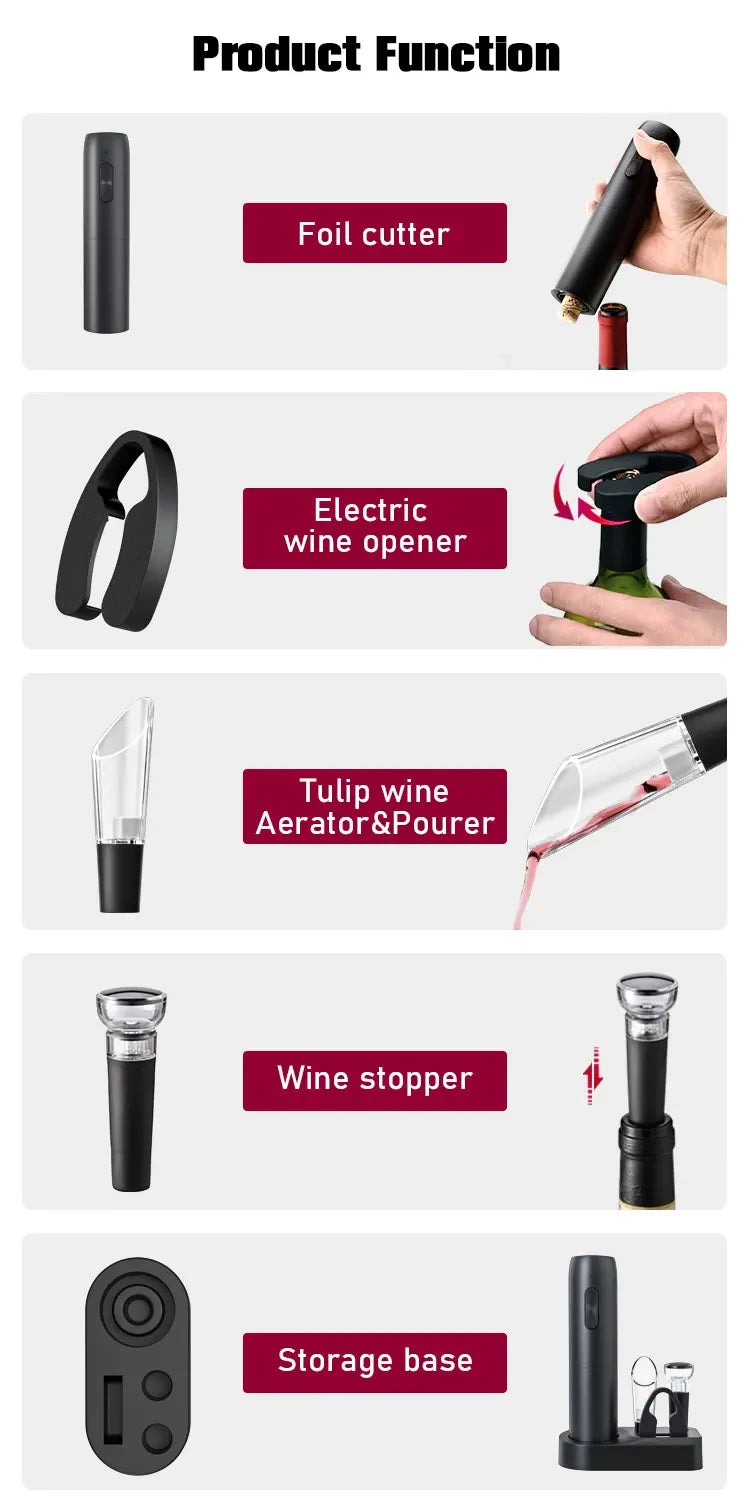 Rechargeable Electric Wine Opener