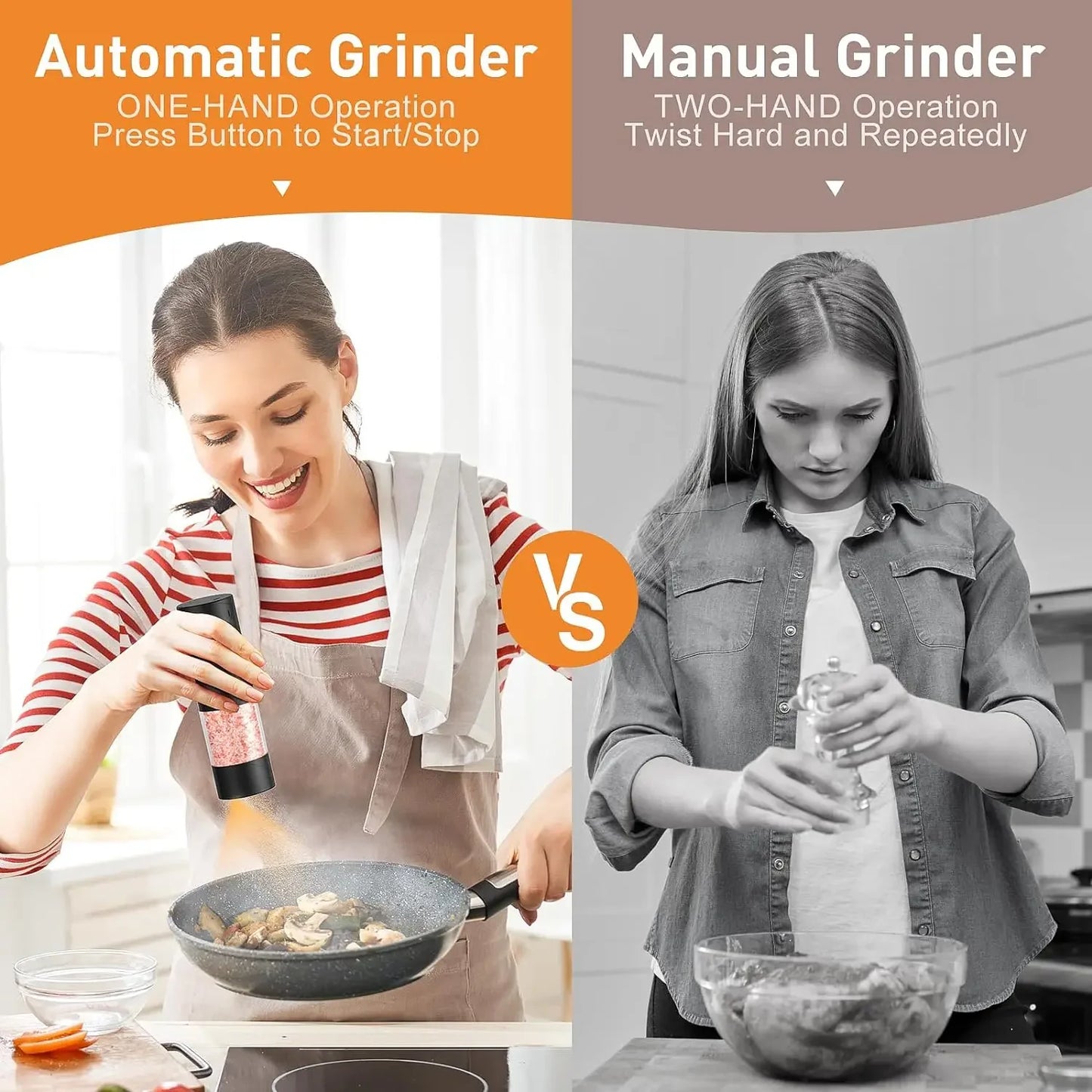 SuperGrinder: Automatic Salt Pepper Grinder