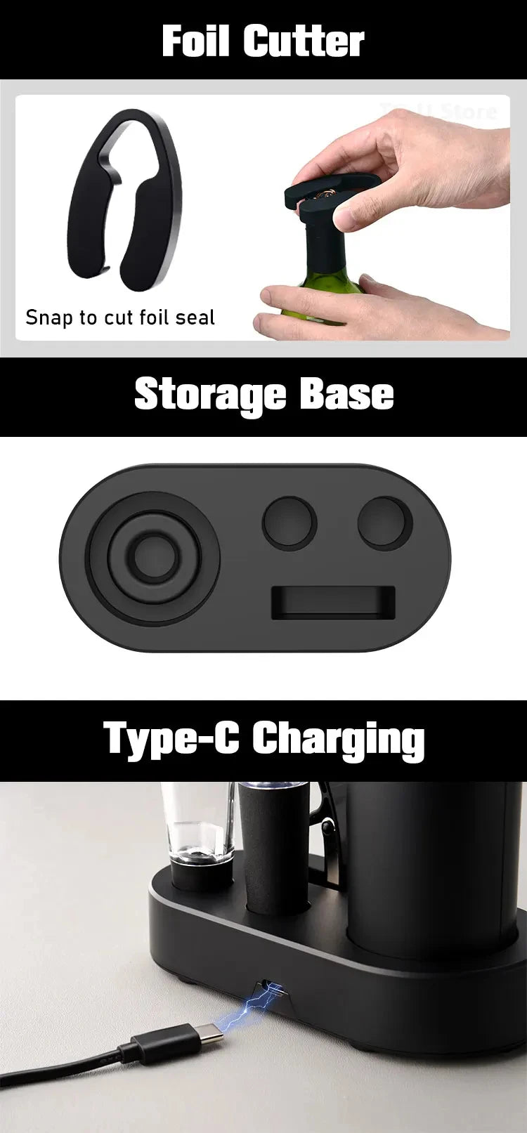 Rechargeable Electric Wine Opener