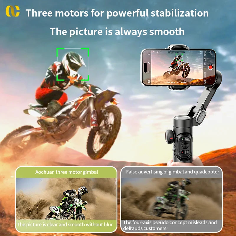 3-Axis Handheld Gimbal with Face Tracking