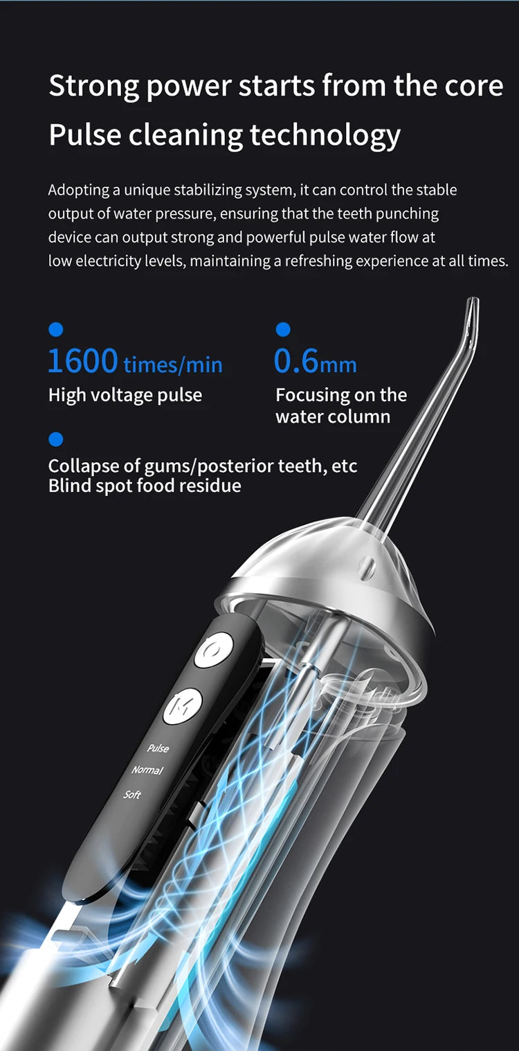 Waterproof Rechargeable Dental Cleaner