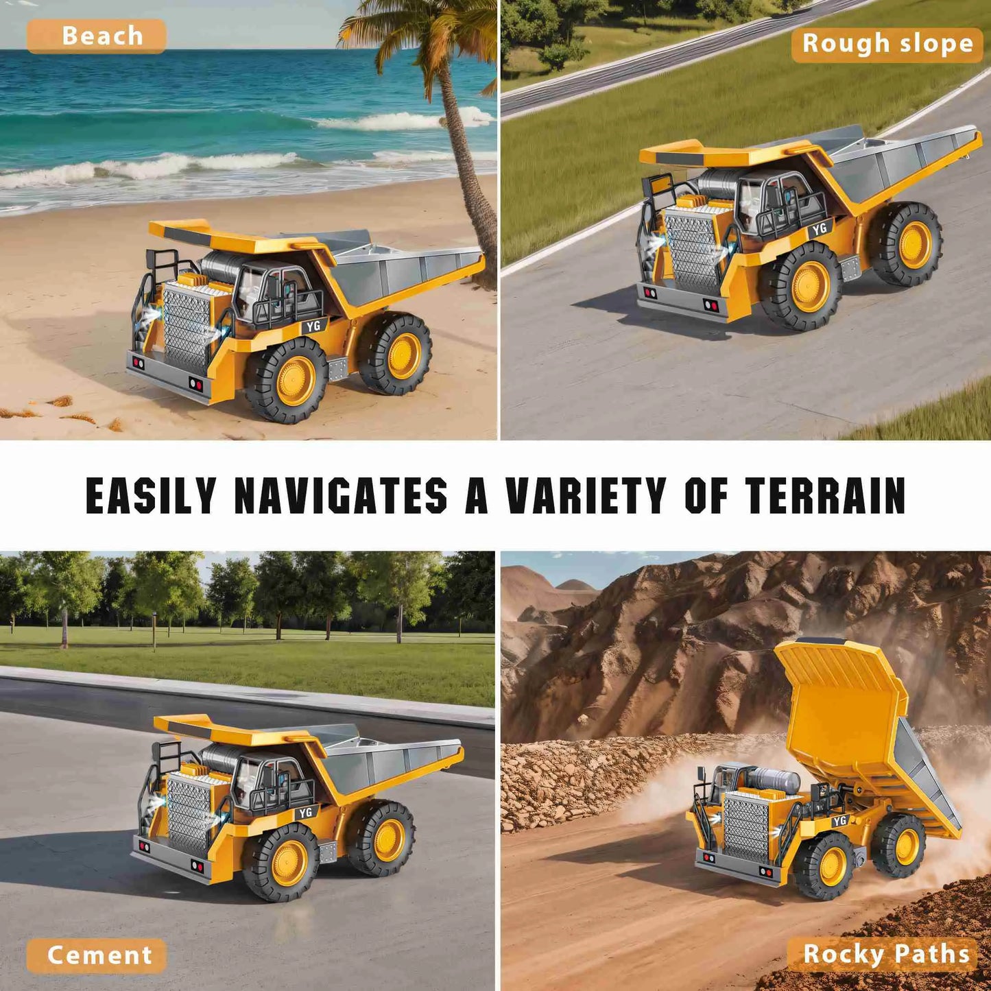 MegaMover™ 9-Channel Remote Control Dump Truck