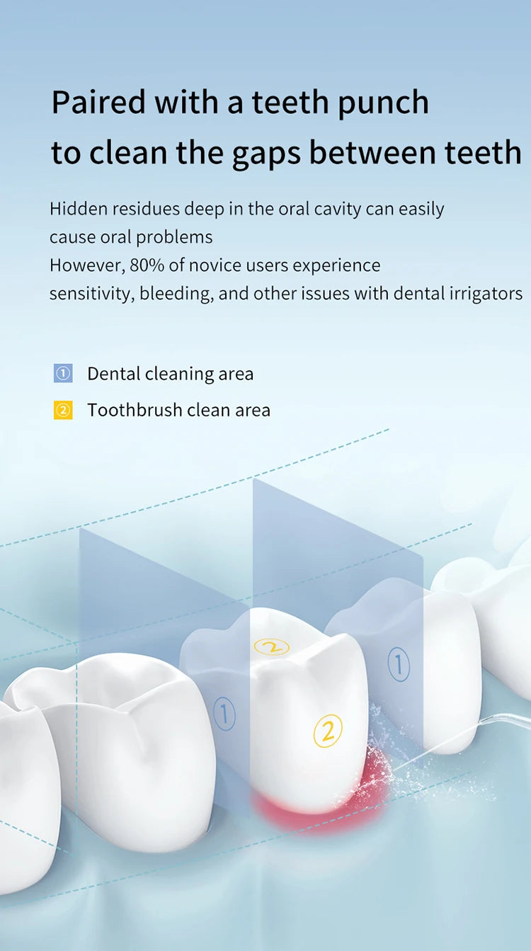 Waterproof Rechargeable Dental Cleaner