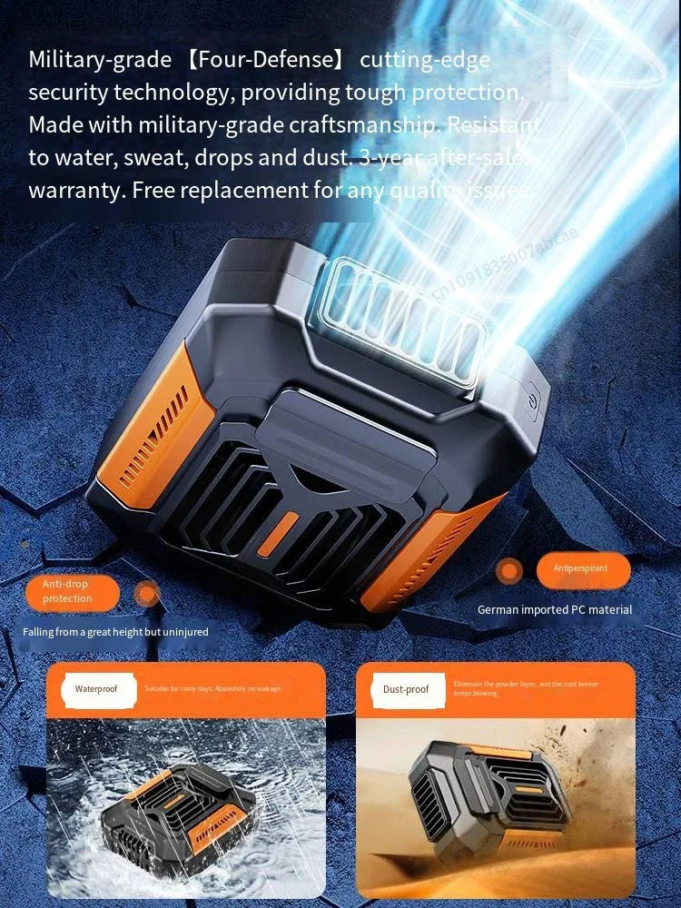 Portable Waist AC with PowerBank