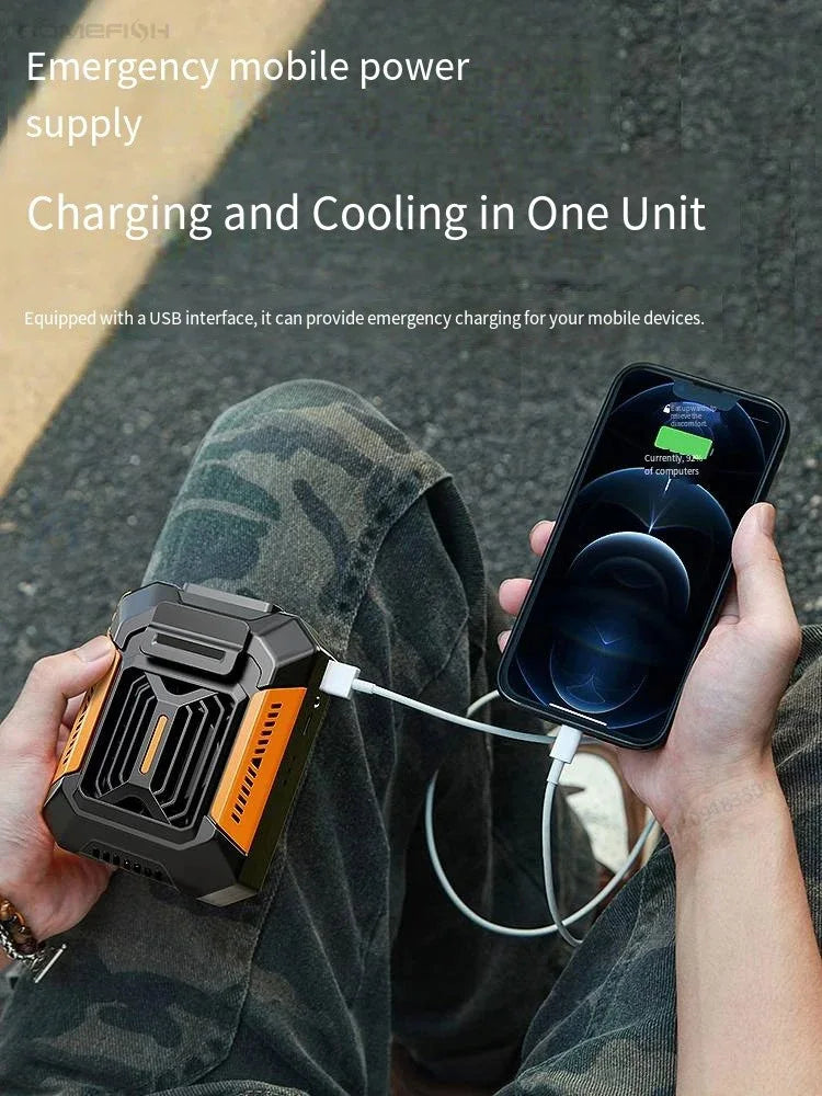 Portable Waist AC with PowerBank