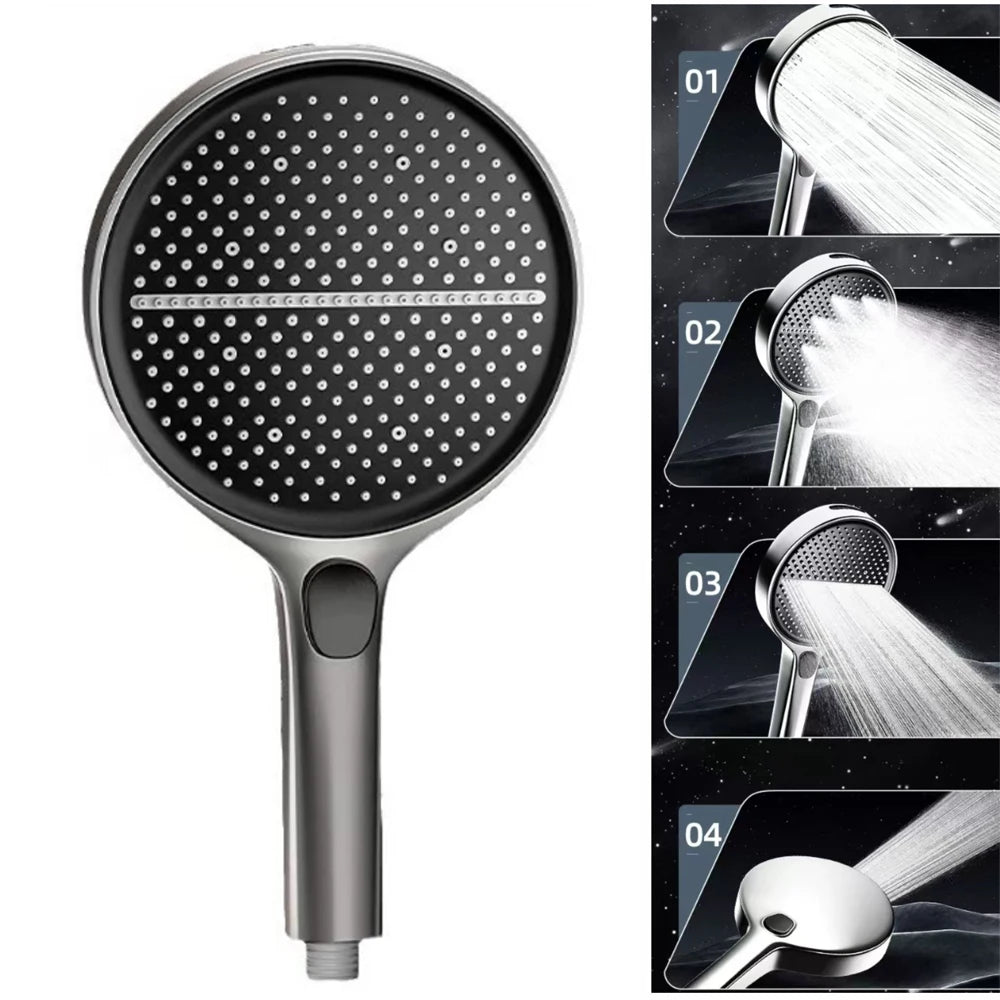 UltraHead – 4-Mode High-Pressure Handheld Shower Head (15cm)