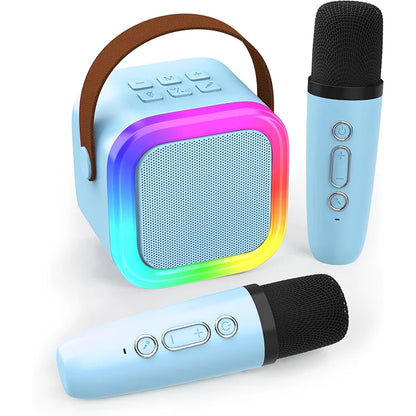[IMPORTED] PartyBox Duo – Mini Wireless Karaoke Speaker with 2 Microphones & RGB Lights