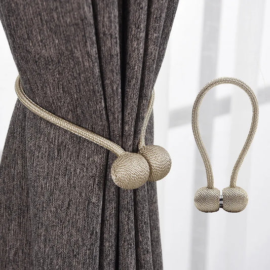 Magnetic Ball Curtain Tiebacks