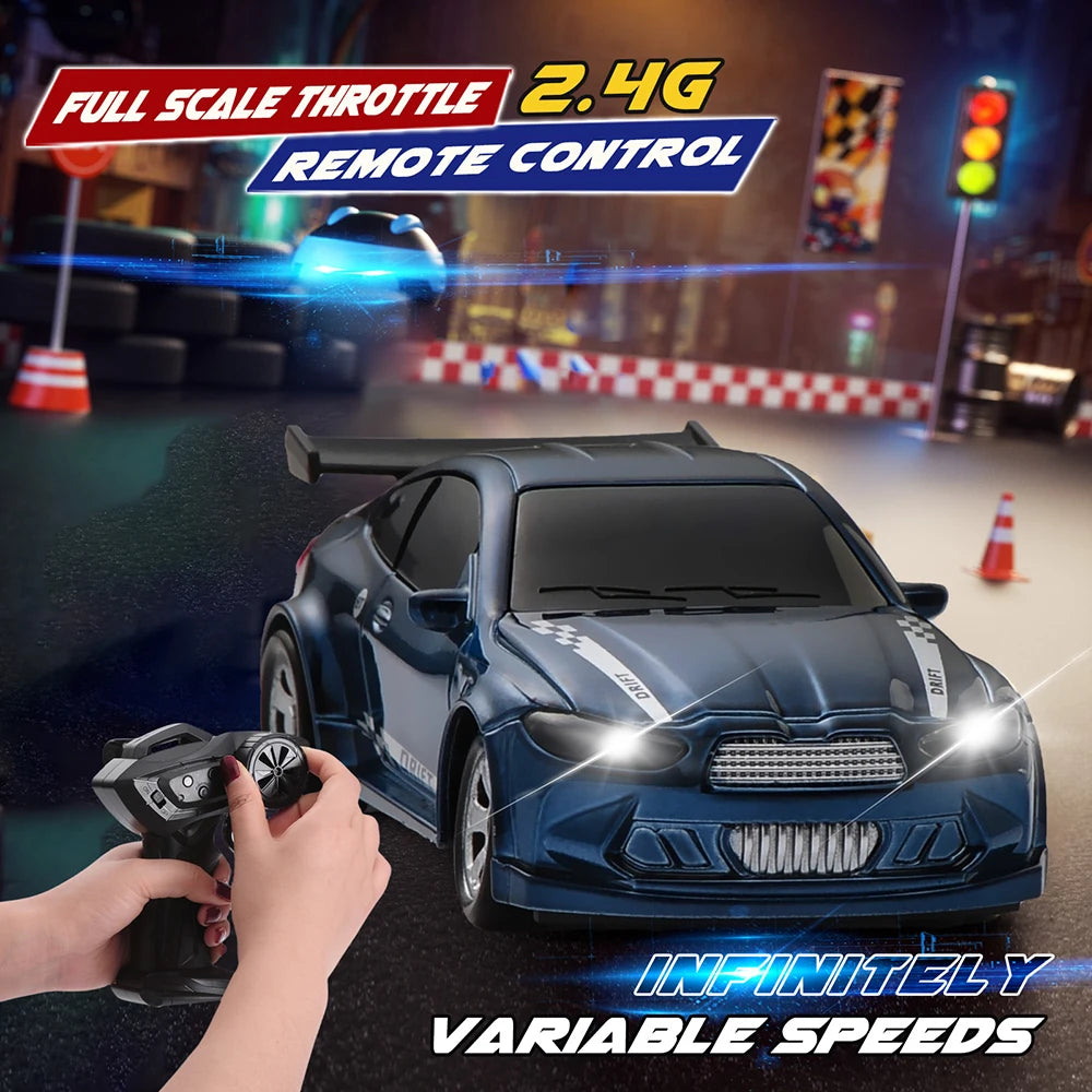 TurboRacer X1 Mini Remote Control Car – 1:64 Scale High-Speed RC Vehicle