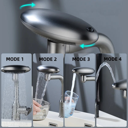 WashPro™ Hot & Cold Basin Faucet with Sprayer