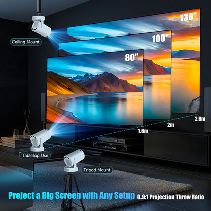 Beamly Projector – Smart 8K-Support Portable Projector