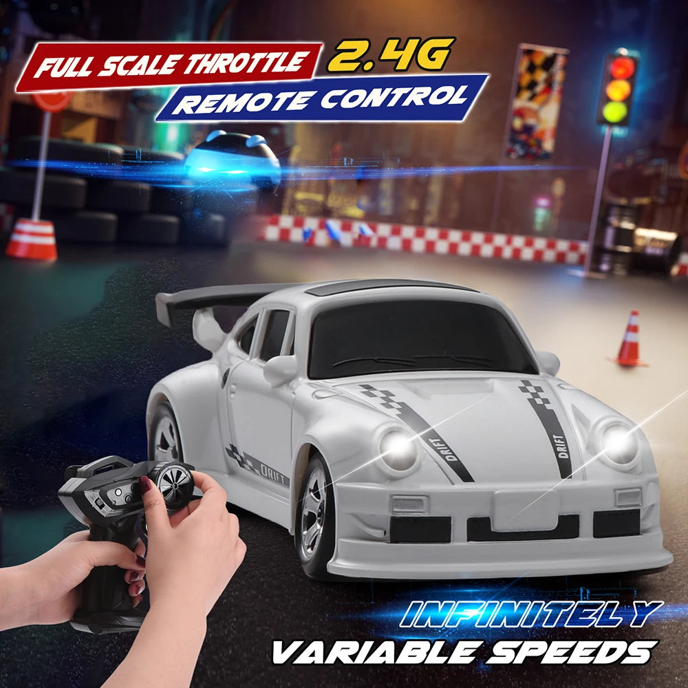 TurboRacer X1 Mini Remote Control Car – 1:64 Scale High-Speed RC Vehicle