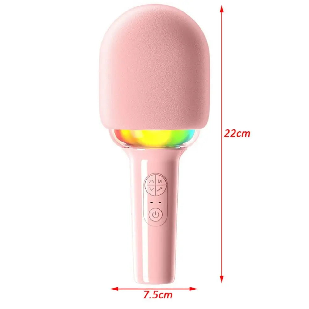 EchoGlow RGB Karaoke Microphone