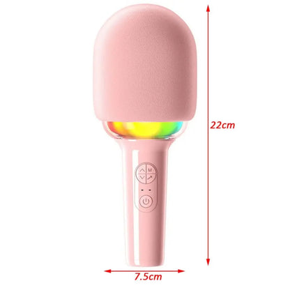 EchoGlow RGB Karaoke Microphone