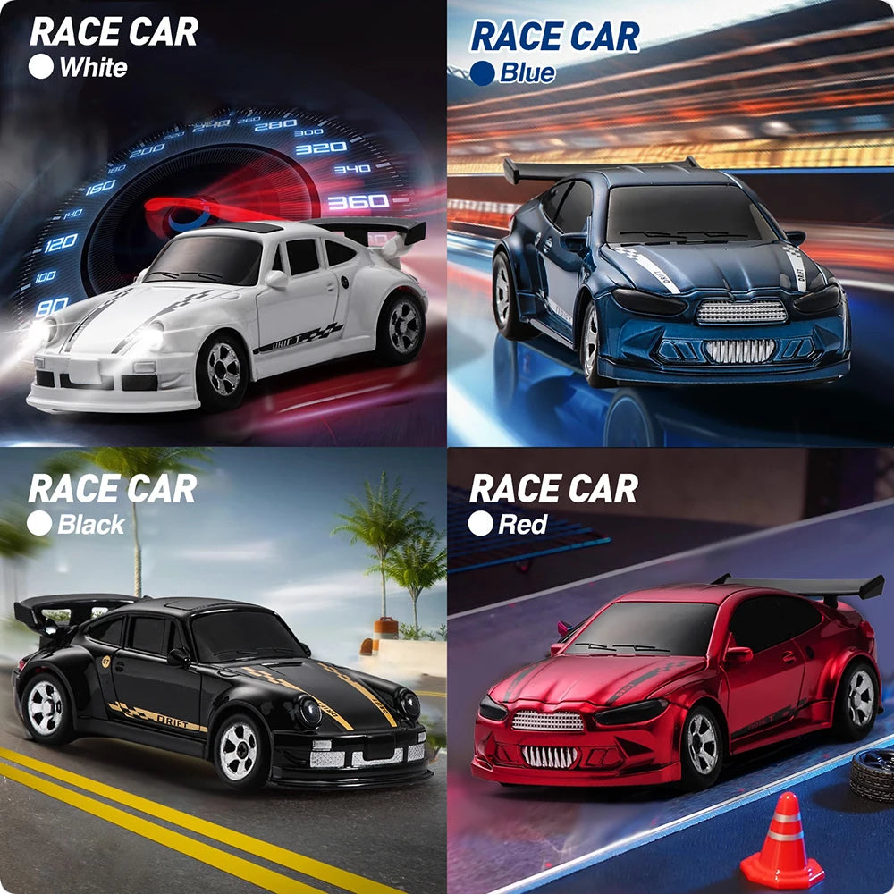 TurboRacer X1 Mini Remote Control Car – 1:64 Scale High-Speed RC Vehicle