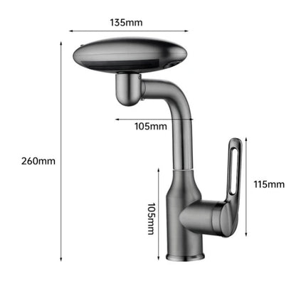 WashPro™ Hot & Cold Basin Faucet with Sprayer