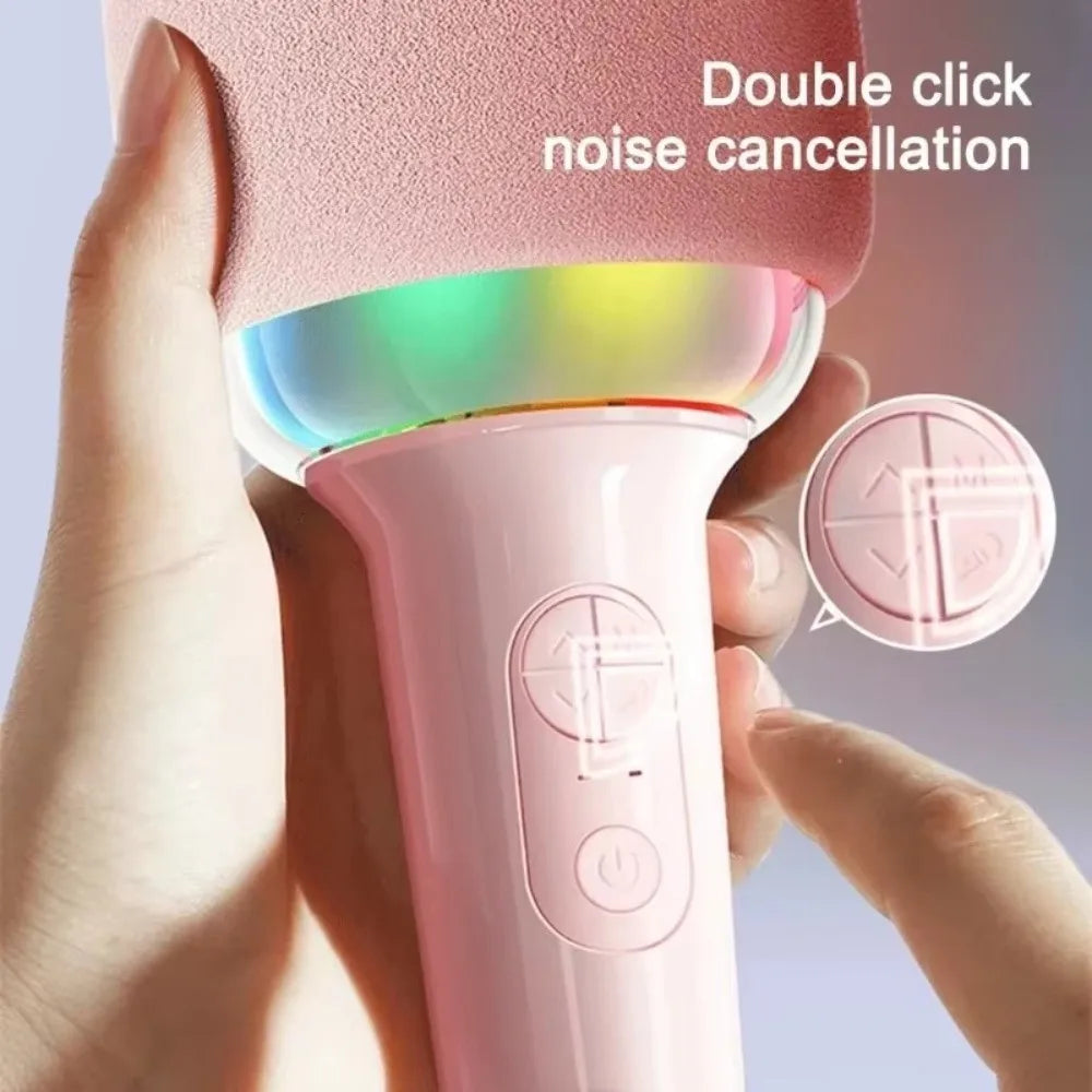 EchoGlow RGB Karaoke Microphone