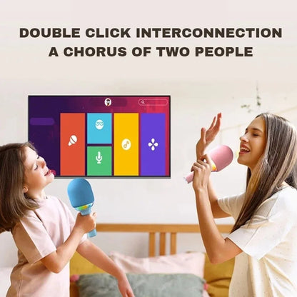 EchoGlow RGB Karaoke Microphone