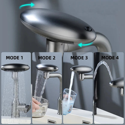 WashPro™ Hot & Cold Basin Faucet with Sprayer