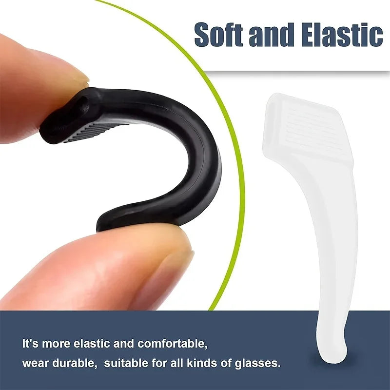 AirFlex Comfort Ear Grips — Secure Fit Silicone Pads for Glasses