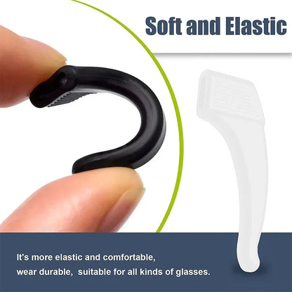 AirFlex Comfort Ear Grips — Secure Fit Silicone Pads for Glasses