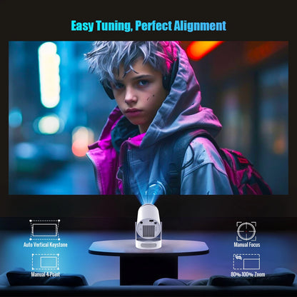 Beamly Projector – Smart 8K-Support Portable Projector