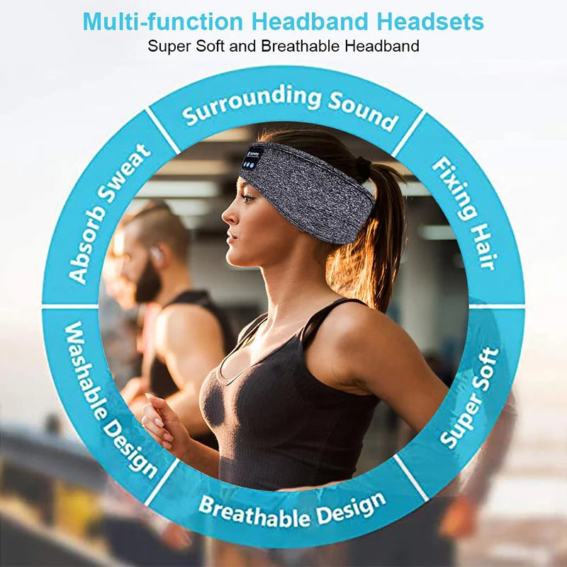 ActiveFlex Sports Headband Bluetooth Headsets