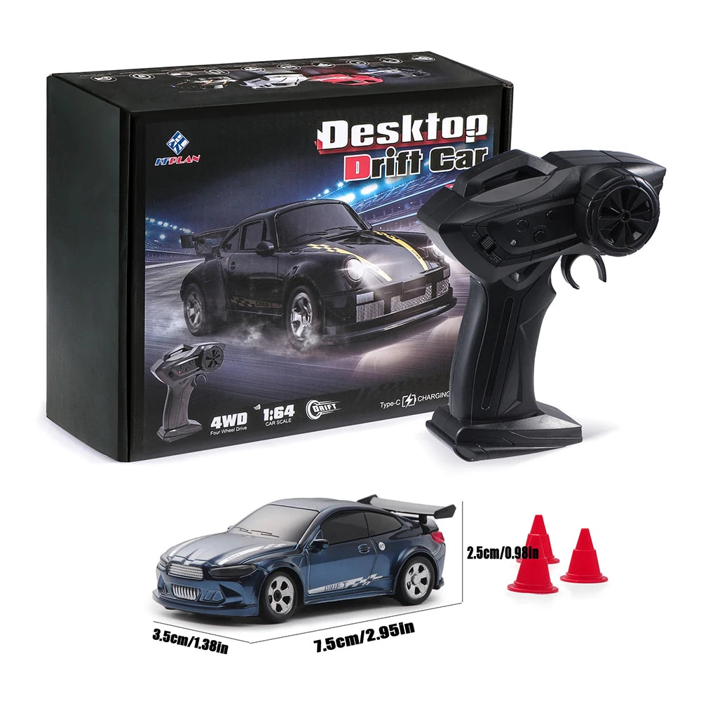 TurboRacer X1 Mini Remote Control Car – 1:64 Scale High-Speed RC Vehicle