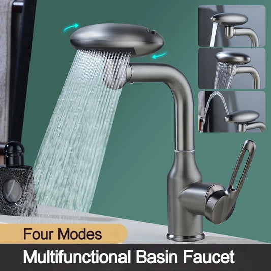WashPro™ Hot & Cold Basin Faucet with Sprayer