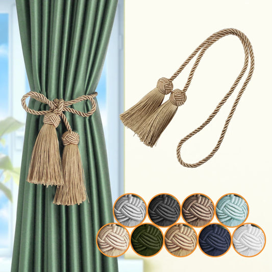Curtain Tiebacks  With 2 Head Tassels