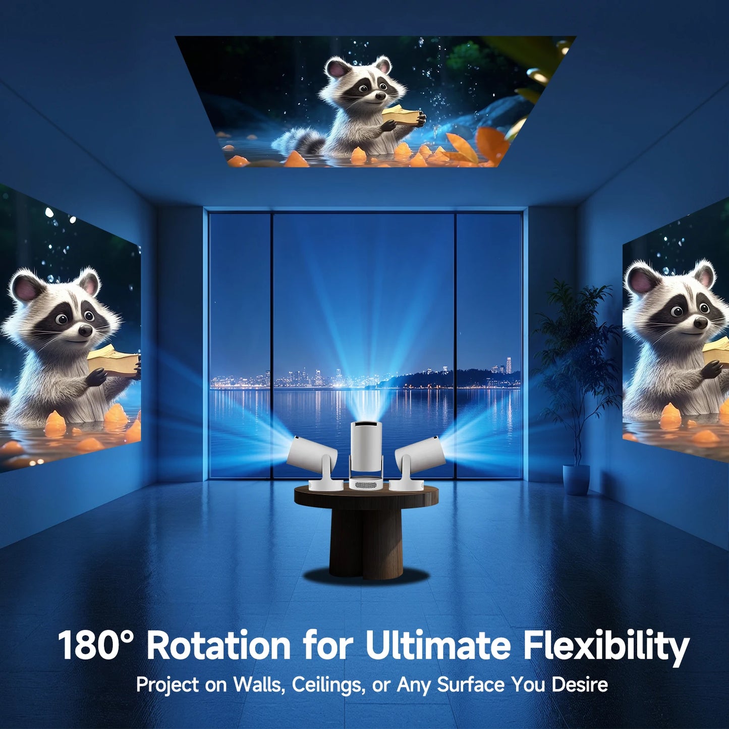 Beamly Projector – Smart 8K-Support Portable Projector