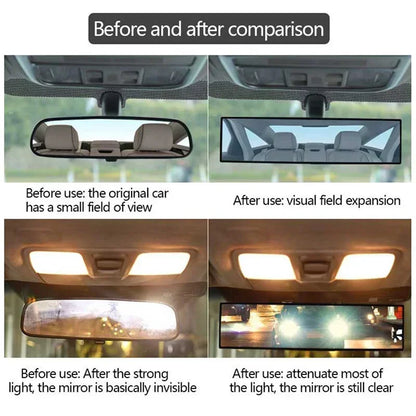 WideView™ – Anti-Glare Panoramic Rearview Mirror